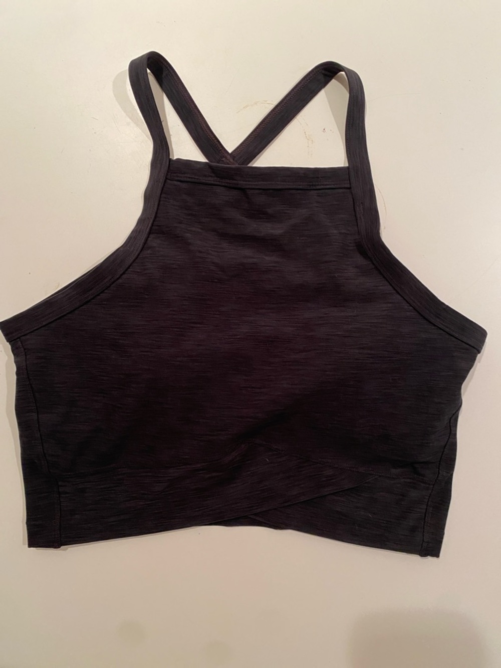 Prana Black Racerback Crop Tank